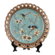 
Tira European style decorative plate ornaments placing plates and viewing plates and living room model room entrance American style decoration decoration 1047 wooden bracket