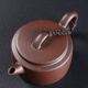 Junru purple clay pot 150ml Han tile teapot single person teapot purple clay pure handmade small teapot Chinese household Kung Fu tea set purple clay purple clay Han tile pot 150ml