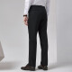 Hodo suit men's jacket wedding series classic flat lapel simple fashion slim suit suit S1 black 185/100A