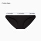 Calvin Klein underwear [Same Model Modern Gravity Band] Women's ck jacquard bikini briefs for women F3787AD 001-Space Black 1 M