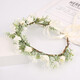 Lekali Ins Forest Blume Brautkranz Kopfschmuck Urlaub Accessoires Hochzeitsfotografie Foto Grüne Pflanzen Hochzeit Haarzubehör Rosenkranz-Begege