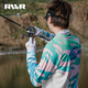 RVVR2025 Lure Sun Protection Clothes Ice Silk Waffle Ice Cool Breathable Quick Drying Outdoor Lure Clothing Fishing Suit Ice Silk Style-Hooded-Grey-23 Styles XL