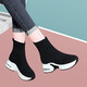 Guqi Tianlun High-End-Temperament hohl Modestiefel für Frauen 2025 Winter Neue High-End-dicke alleinige vielseitige Frauenstiefel Schwarze Single 37