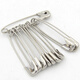 Kalevin Children's Safety Pin Simple Insurance Brooch Close Needle Paper Clip Baby Lock Needle Clip Large Pin Clip Small Pin Clip No. 1 Pin 3.2CM 5* Pack
