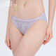 
Curious Miss [3 98] Cotton antibacterial crotch sexy bikini low waist women's triangle lace panties breathable new product milk cover white 1 M