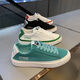 Zapatos de skateboard fsat zapatos planos de lona 2024 zapatos de primavera y verano zapatos bajos zapatos versátiles versátiles versátiles hombres negros oro 40