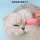 Lubo Cat Black Chin Cleaning Brush Silicone Brush Cleans Pet Cats and Dogs Comb Chin Wipe Toothbrush Cleaner Cleaning Brush 2 Pack Random Color