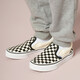 VANS Vans Children's Shoes Official Slip-On Checkerboard Parent-Child Comfortable Slip-On Large Children's Canvas Shoes Black and White Checkerboard Size 34 Actual Measured Inner Length 21cm