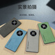HotFire适用华为Mate40pro手机壳 huawei mate40pro保护套升级肤感羊巴皮磨砂镜头全包男款女硅胶-烟灰色