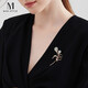 Mck tulip flower brooch high-end women's coat suit corsage accessories Chinese Valentine's Day gift