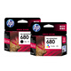 HP 680 Black Color Ink Cartridge Set (Applicable to HP DeskJet 2138/3638/3636/3838/4678/4538/3777/3778/5078)