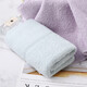KING SHORE pure cotton towel 2 pack thickened adult face wash couple men and women soft absorbent face wash towel plain simple purple * 1 blue * 1