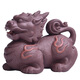 Jiaoxia Yixing purple sand handmade fire unicorn tea pet household fire unicorn tea tray ornaments tea toy tea pet tea ceremony accessories Yixing purple sand tea pet fire unicorn