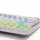 Cherry Cherry MX8.2 Xaga Obsidiana Teclado inalámbrico Bluetooth Teclas mecánicas de tres modos Teclas PBT Transparentes Compatibles con el teclado System System System White Plate
