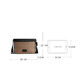 COACHDistrict Crossbody Bag 男士斜挎包邮差包公文包 棕色logo CV761-QBNRX