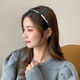 2 pieces of Xiangwan hairbands, simple going out, non-slip hairpins, facial mask, hair bindings, face wash, versatile toothed headbands