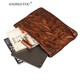Andseeyou brand messenger bag Men handmade head layer cowhide computers handbag leather men's document bag crossbody bag dark brown