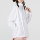Nike (NIKE) Jacket Women's Spring New Casual Outdoor Sports Comfortable Breathable Hooded Quick-Drying Windproof Jacket DM6180-100 White L