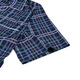 Mr. Aimu [gleicher Stil im Einkaufszentrum] 22SS verwöhnt seidige Plaid-Männer-Pyjamas Home Revers Strickjacken kurzärmelig NS41F684 Dunkelblau Plaid YH8 XL (175)