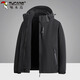 Woodpecker (TUCANO) Jacket Men's Jacket Men's Autumn and Winter Three-in-One Casual Outdoor Sports Men's Wear Black 2XL