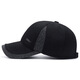 El nuevo sombrero de protección de oídos de invierno de Anisa para la sombrero de béisbol de los hombres a prueba de frío y cálido para papá de mediana edad y anciano y viejo sombrero grueso negro ajustable