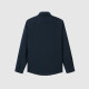 HLA Heilan Long Sleeve Casual Shirt Men's Autumn Fashion Oxford Textile Comfortable Breathable Long Lining HNEAD3Q133A Navy Blue (D3) Jingdong Warehouse 180/100A (42)