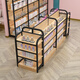 Muyi Supermarket shelf display rack convenience store hook Zhongdao Cabinet Snacks Maternal and Baby Stationery Store Adjustable double-sided rack [End hook] 690*360*1300