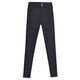 Isadore high-waisted leggings for outer wear for women, autumn and winter black pants, leggings, slim pencil pants, small leg pants, women's fleece pants, two buttons (thick fleece) 2XL (recommended 120-140 Jin Jin is equal to 0.5 kg)