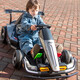 
American captain children's electric vehicle drift kart can be used as adults, boys, girls, babies, children four-wheeled birthday gifts. Painted gray: 24v battery + drift + length adjustment
