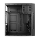 EVSKY N2 black computer case gaming office computer case/support ATX motherboard/silent/optical drive bay/simple brushed panel N2 case