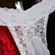 Long Night Sexy Panties Men's Sexy Lace Panties Stockings Shorts Sexy Thong Goddess Breathable White Oily-Ball Thong L Size 115-145Jin Jin is equal to 0.5 kg