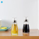 ASVEL home kitchen glass oil and vinegar bottle oil pot leak-proof soy sauce bottle seasoning bottle with lid oil bottle oil tank medium 110mlA2149-08