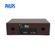 Philips (Philips) TAM5008 CD Bluetooth Kombination Audio FM Home Wohnzimmer Schlafzimmer Lautsprecher Bass Einstellung USB -Wiedergabe Klasse D Verstärker 40W Power Holzbox Saugsaug optische Antrieb