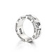 IDEAGEMER925 silver graffiti ring men's cool personality retro style niche creative fashion versatile handsome boy ring graffiti ring Hong Kong No. 19