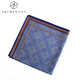 T/Twenties embroidered custom-made men's pure cotton handkerchief sweat-absorbing retro adult cotton handkerchief men's sweat-absorbing handkerchief [two handkerchief gift box] gift gift recommendation