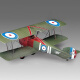 Академия модель самолета Aideme Fighting Helicopter Reconnaissance Aircraft Simulation Model Ornament Подарок 1/32 Thorpeweis Camel Fighter 12109