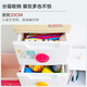 IRIS children's storage cabinet Alice drawer-type baby clothing and toy storage cabinet bedside table bedroom storage cabinet wardrobe white five layers width 32.4*43*100cm