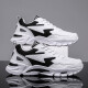 
Hanchen youth sports shoes big boys shoes autumn and winter plus velvet warm junior high school boys cotton shoes casual running shoes 9928 white (leather waterproof) 38