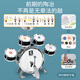 
Pretty baby children drum set beginners 3 household practice percussion instrument 2 boy beat drum 56 child birthday gift 8 1-5 years old interest cultivation [black] 5 drum set drum