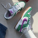 Nike (NIKE) Dunk Low Yellow Beige Sports Comfortable Fashion Fashion Retro Low Top Anti-Slip Wear Resistant Casual Sports Board Shoes FD9922-151 Women's White and Green 36