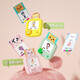 Geekpapa para el aprendizaje de niños Alfabetización de educación temprana Máquina de educación temprana China Pinyin Poetry Poetry Story Card Lector de iluminación Juguetes Pink Pig Máquina de educación temprana (Versión estándar Tarjeta de inglés)