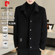 Pierre Cardin (Pierre Cardin) Catón de lana de lana de lana Caza de nylon de doble cara de hombre Autumn and Winter New Men's Woolen Jacket l [sugerido 115-130 Jin [Jin equivale a 0.5 kg]]]