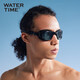 WATERTIME/Shuichuan swimming goggles myopia anti-fog high-definition large-frame swimming goggles for men and women professional training swimming goggles black