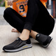 
Fugui Bird Fugui Bird mesh shoes for men in summer breathable and lightweight middle-aged and elderly sports and casual shoes for old Beijing cloth shoes daddy shoes black Yulin FG688 39