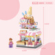 Lizhi (Loz) small particle street view building block toy assembly model 12-15 years old boys and girls birthday gift 8813 ice cream