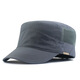 
Chuanjita flat top hat men's summer style plus size European version outdoor quick-drying hat military training hat men's large hat middle-aged hat black normal head circumference average size