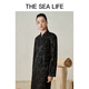 Das Meeresleben neu chinesische Tilted Placket Jacke 24 Frühling Neues chinesisches Stil Design 15251 Schwarzer Magier S