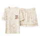 Ai Fangniao Big Children's Pyjamas 12-15 ans pour les femmes en été mince à manches courtes coton pur mignon de style coréen de style coréen de style coréen.