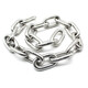 Jinguluo 304 stainless steel chain iron chain guardrail chain chandelier chain swing chair chain traction chain 4mm thick 5m long KCAA-436