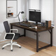 Escritorio de computadora Home Home Simple Modern and Simple Student Desking Escribir Escritorio Workbench 12050 Roble de roble Cepillado Actación diagonal Refuerzo de abrazamiento diagonal